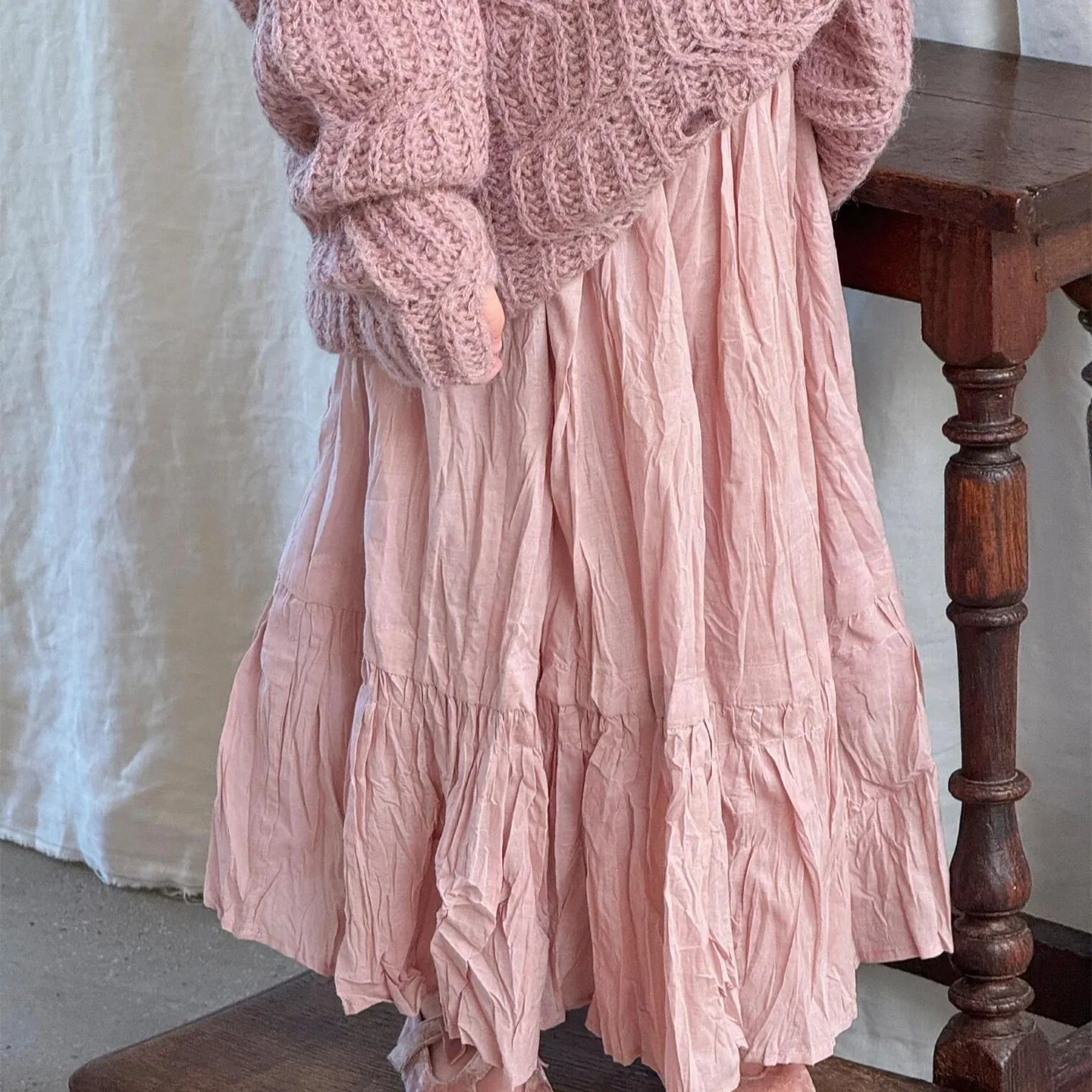 

Girls Skirt 2025 Autumn New Children's Clothing Korean Style Girls Baby Fashion Pink Final Cotton Skirt Casual Simple Daily