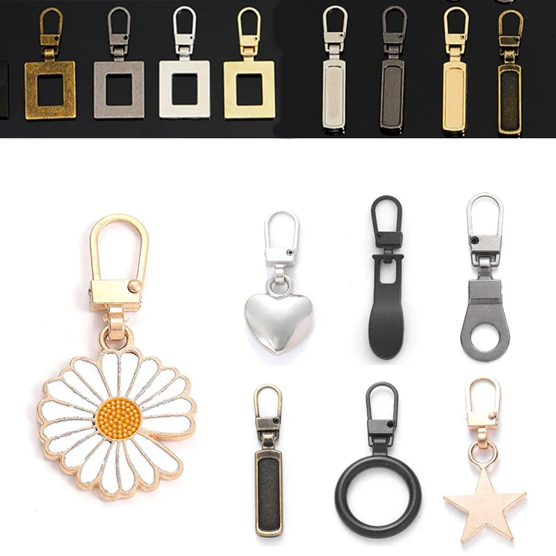 5Pcs Metal Zipper P… - image