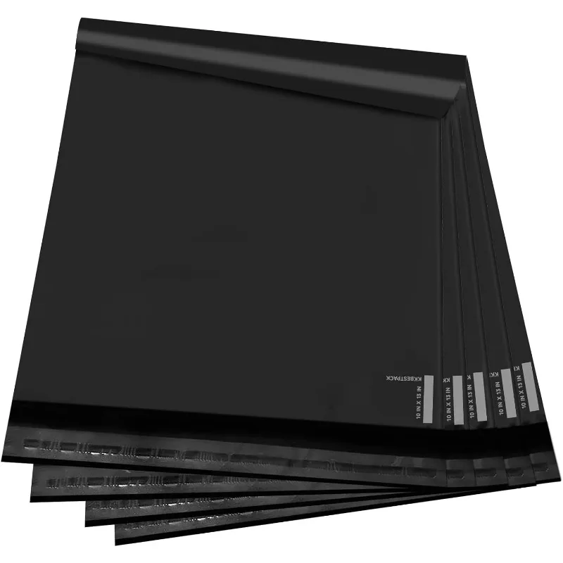 

1000 Poly Mailers 10x13 Shipping Bags for Small Business – Self Sealing Package Envelopes Black