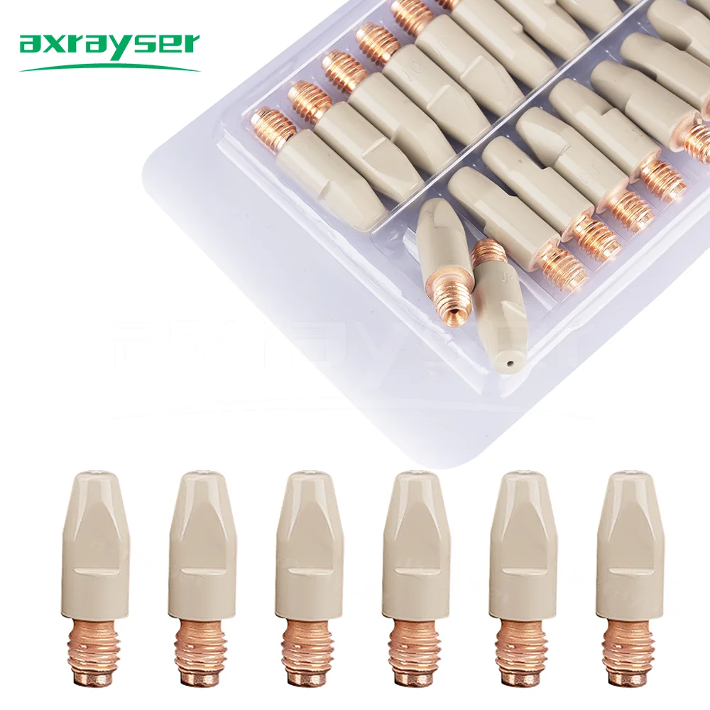 

36KD Coating Welding Nozzle Contact Tip 0.8/1.0/1.2mm Sets MIG Torch Gas Nozzle Tip Holder of 36KD MIG MAG GMAW Welding Torch