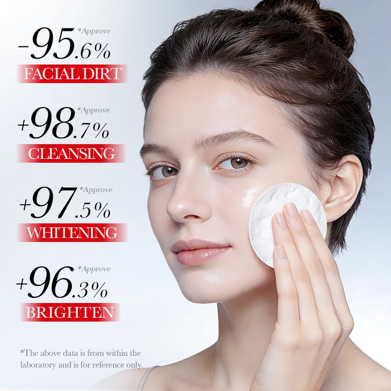 40pcs Kojic Acid Facial Cleansing Pads, Hydrating Soothing Face Wipes for Even Skin Tone, Moisturizing Gentle Exfoliating Skin