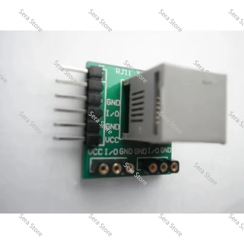5Pcs RJ11 to 6Pin Interface Board (convert DS9097/DS9490 RJ11 Port into 6pin Bent Needle)