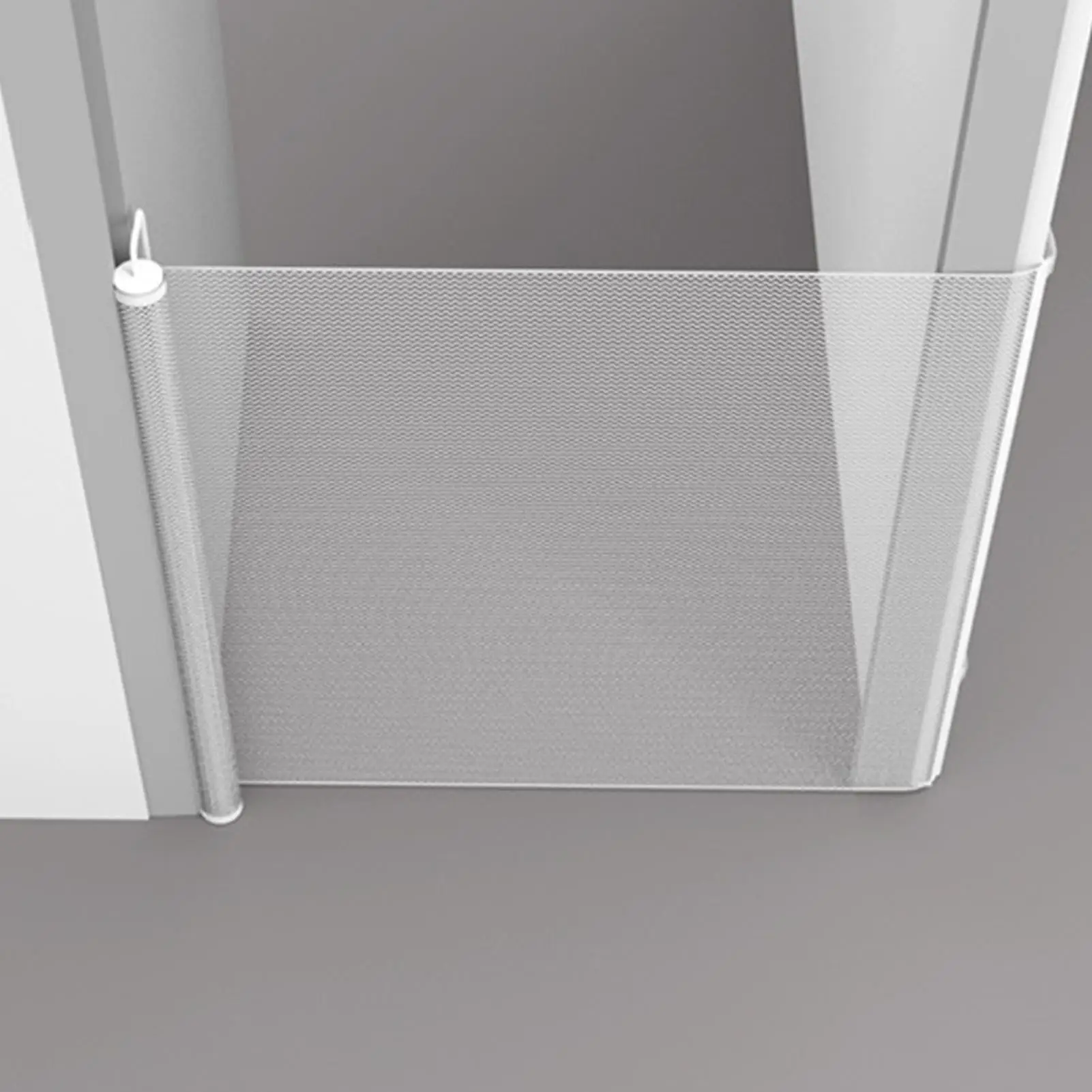 Barriera per porta retrattile per animali domestici Cancello di sicurezza retrattile Schermo di protezione per recinzione di sicurezza per il riposo della casa Gioca a porte per cuccioli di bambini