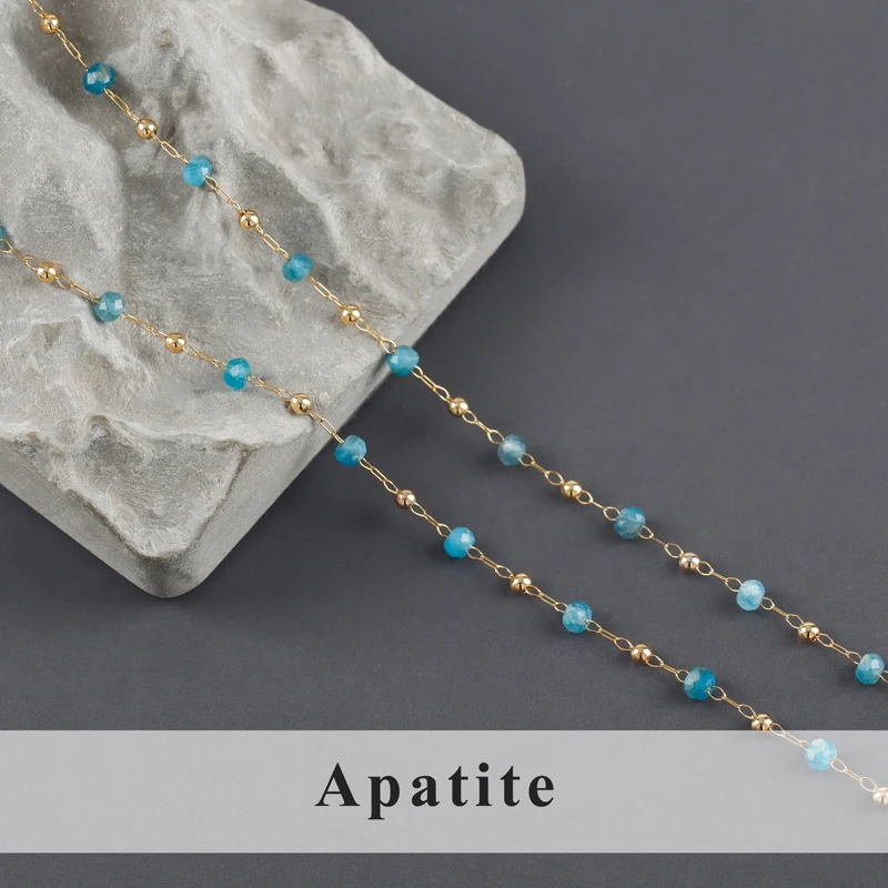 assoonas,C256,DIY-Kette,Edelstahl,Naturstein,REACH-konform,nickelfrei,Schmuckherstellung,DIY-Armband-Halskette,1m/Stück – Detail 4