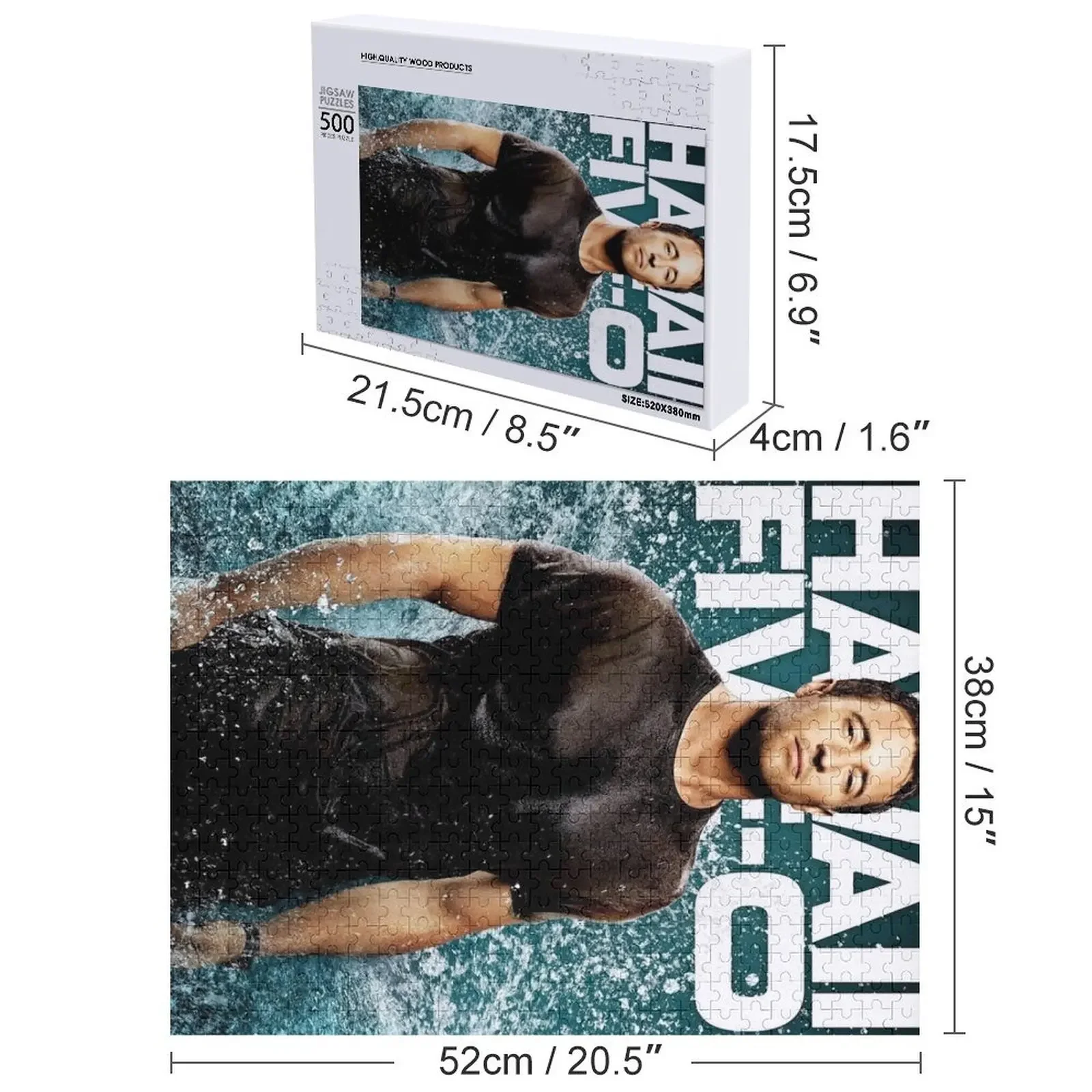 ماكجاريت - لعبة أحجية الصور المقطوعة الكبيرة كاهونا للأطفال هدايا عيد الميلاد لعبة ألغاز مخصصة للأطفال #4