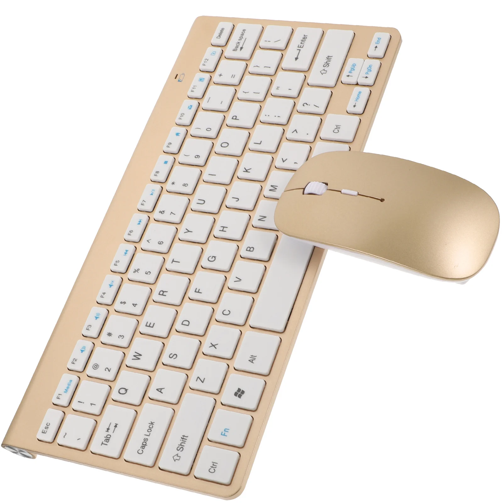 

Wireless Keyboard and Mouse Set Laptop Gaming for Computer Multimedia Cordless Plug
