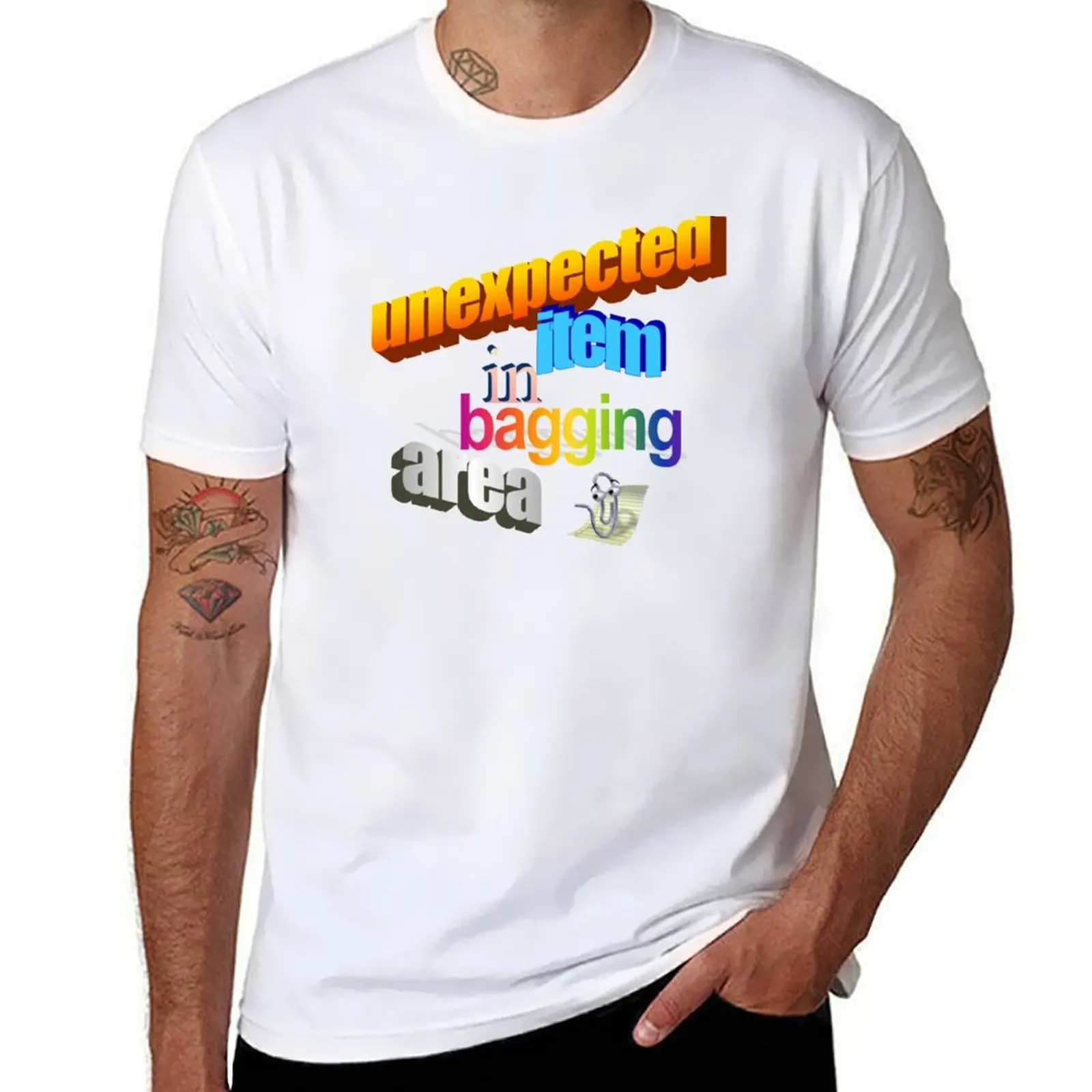 

in man t man Unexpected shirts t designer T-Shirt for area Item Bagging cotton WordArt shirt