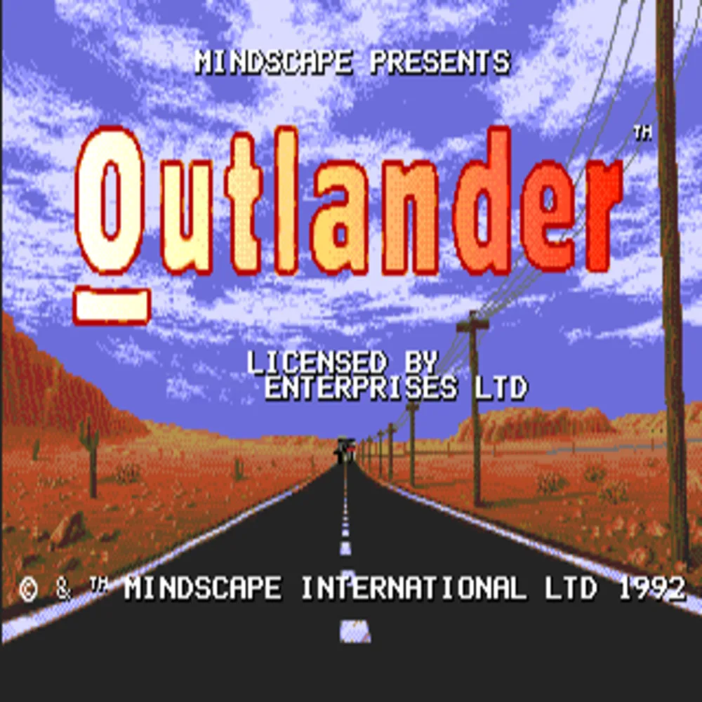 Outlander  16bit MD Game Card For Sega Mega Drive For Genesis System