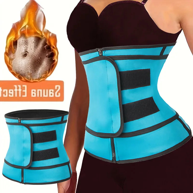 

Women Waist Trainer Corset Cincher Body Shaper Sport Girdle Sweat Trimmer Sauna Workout Slimming Belt Tummy Control Shapewear