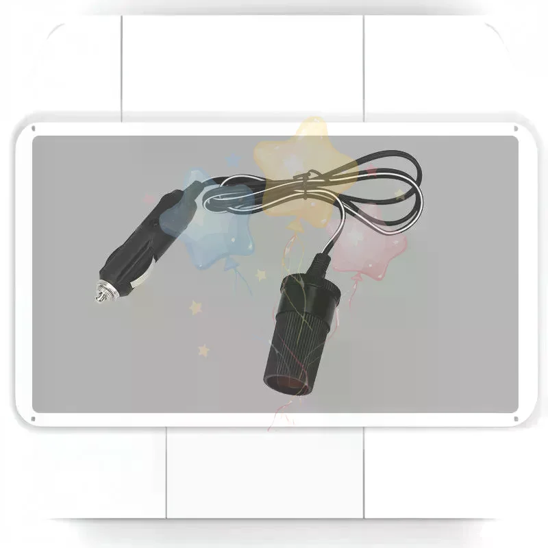 Cigarette Lighter Extension Cable Adapter Replacement Parts Durable Professional Wear Resistant Accessories 1/2/3/5M 12V