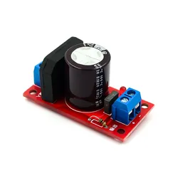 Rectifier filter power supply board / 8A rectifier power amplifier / 8A rectifier with red LED indicator / AC single power suppl