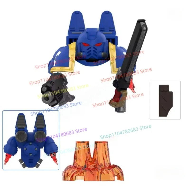 MOC اللبنات معركة الملاك المحارب شخصية صغيرة التجمع نموذج عرض قطعة الكرتون أنيمي الملحقات لعبة هدية تحصيل