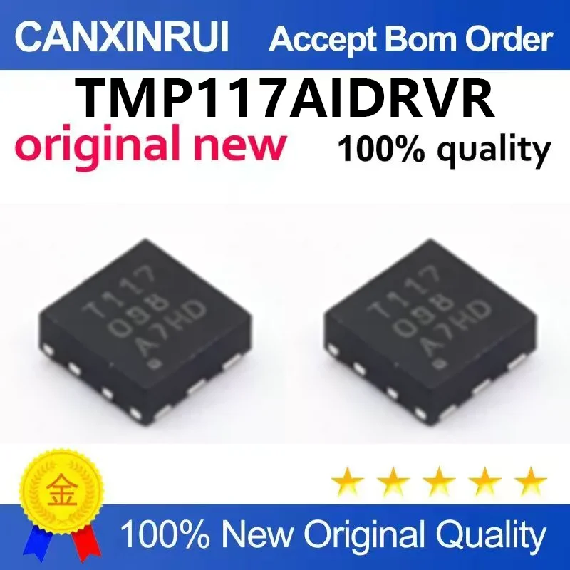 （5pcs-100pcs)Original genuine TMP117AIDRVR WSON-6 digital temperature sensor chip
