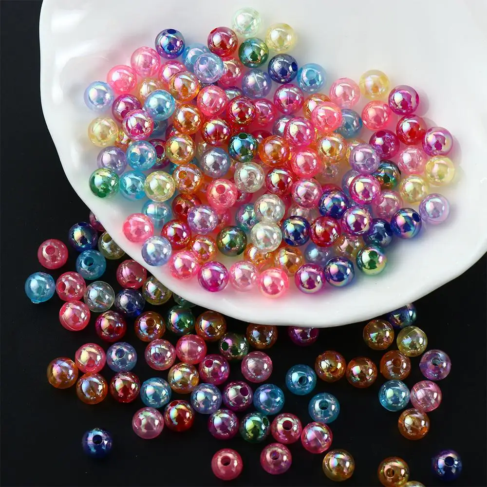 Resin Rainbow Colorful Chunky Bubblegum Ball Acrylic Round Beads Jewelry Necklace Making Diy Craft Wedding Centerpieces