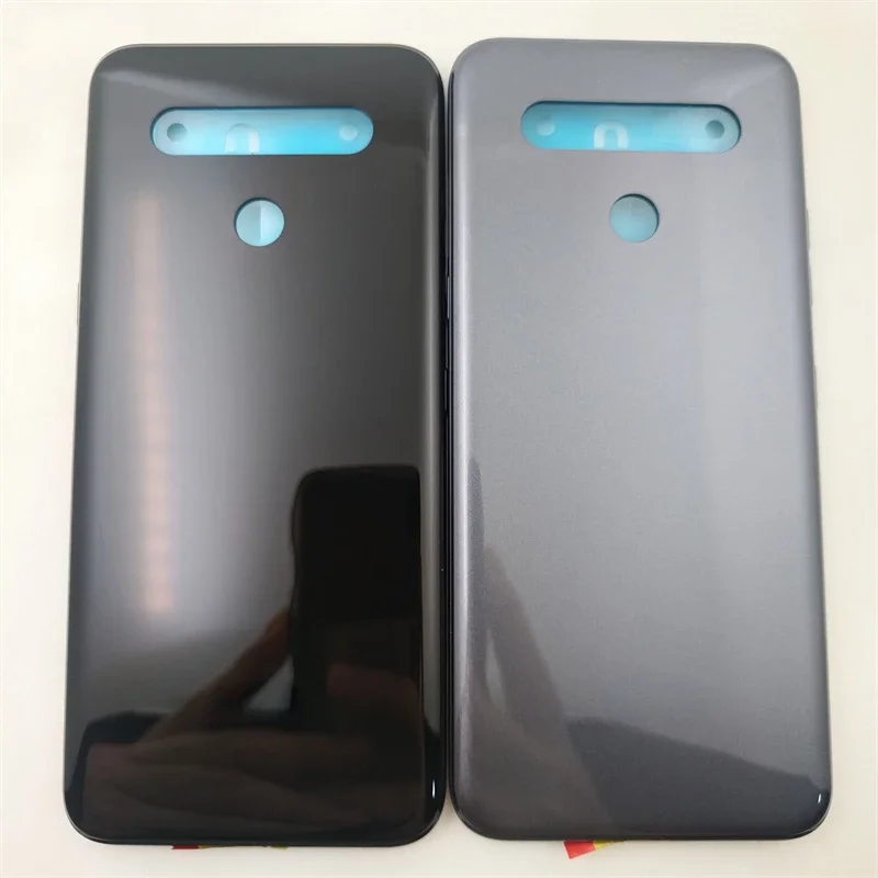 For LG K41S LMK410EMW Back Battery Cover Panel Rear Door Housing Rear Door Replacement Parts With Camera Frame Lens