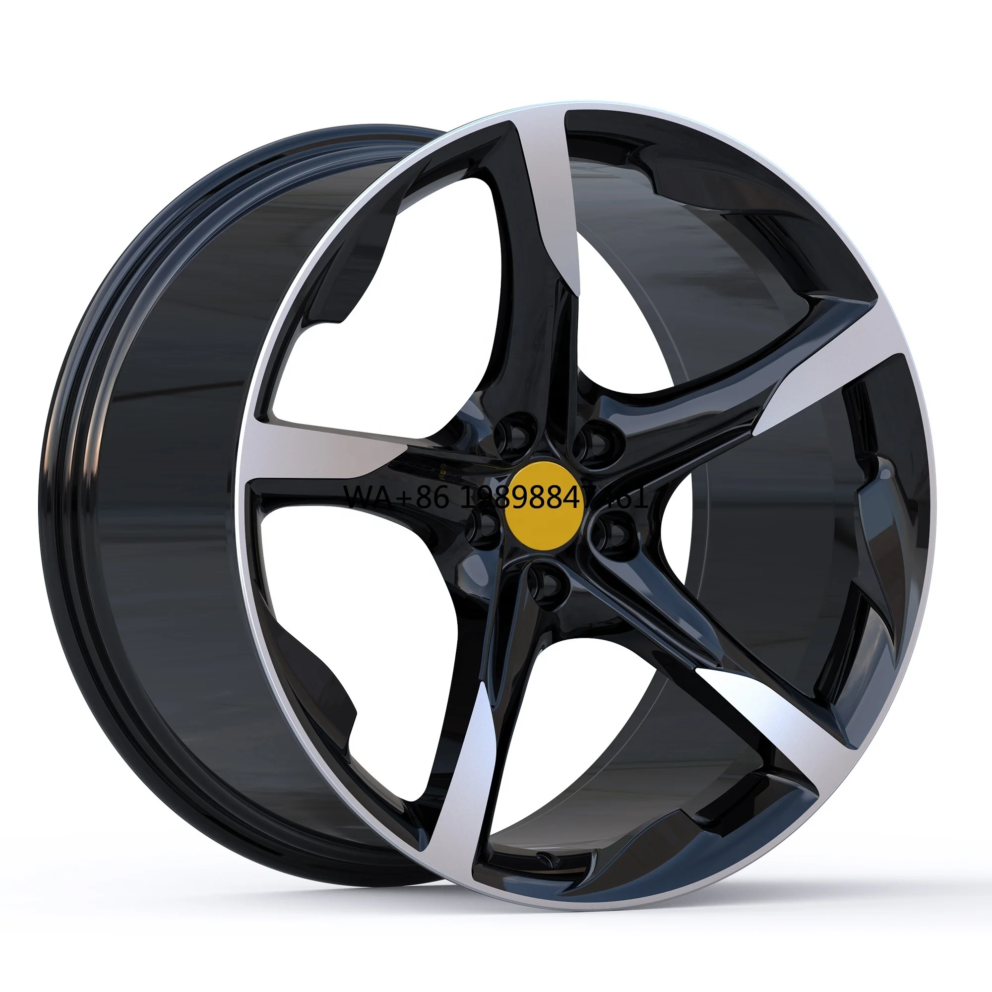 

HTOR Factory Supply Best Price 18-24 INCH 5*120 Black Alloy Forged Wheels Rims for Avatr 07 Ferrari FF Xiaomi SU7 YU7