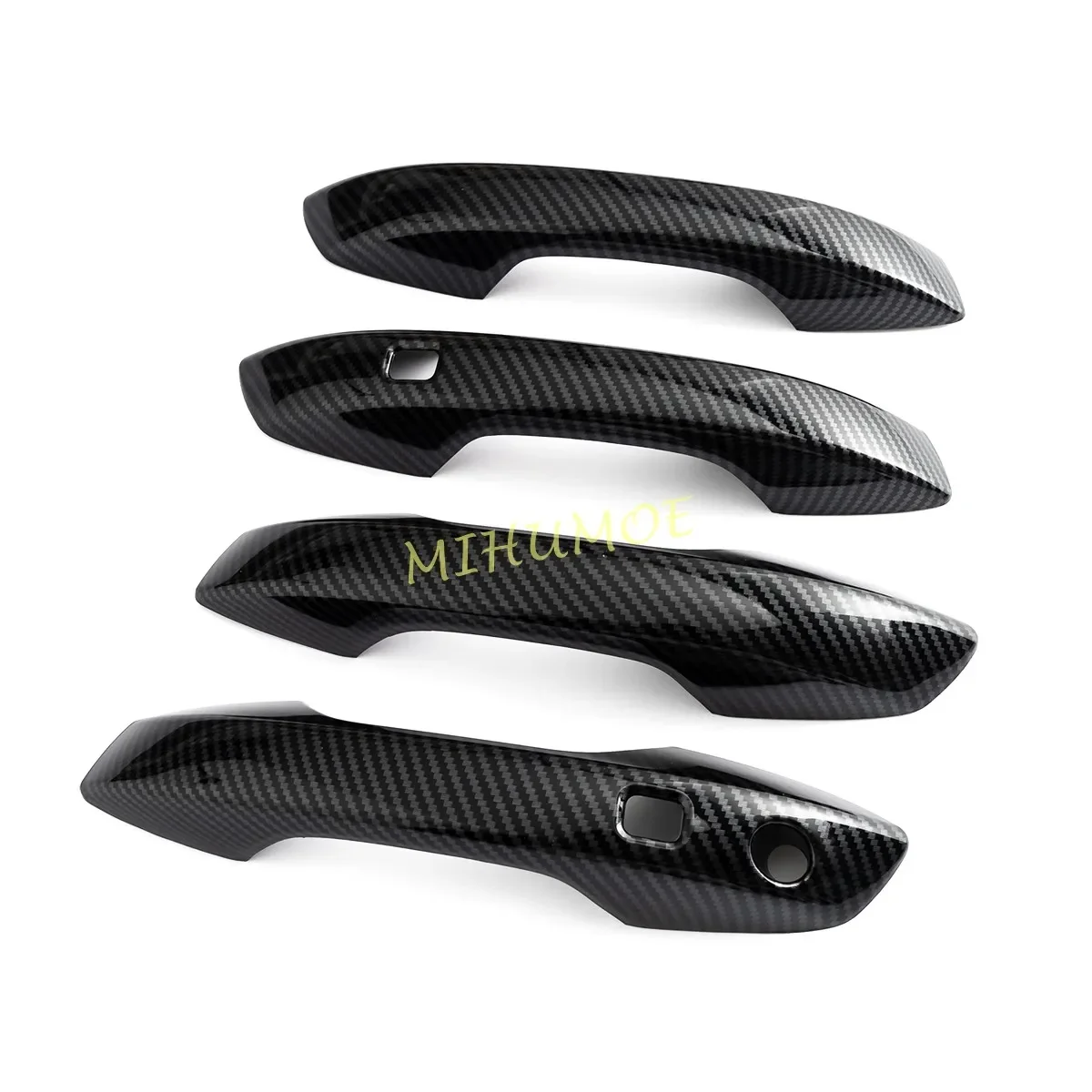 For BYD Seal U Sealion 6 Song Plus 2024 2025 2026 Carbon Fiber Style Car Exterior Door Handle Strip Cover Trims Accessories