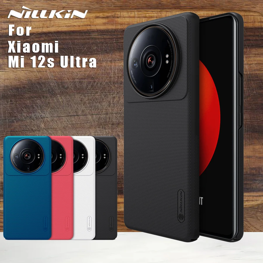 

Nillkin case for Xiaomi Mi 12s Ultra 5G case Frosted full 360 Phone Case Protective Back Cover For Xiaomi Mi12s ultra