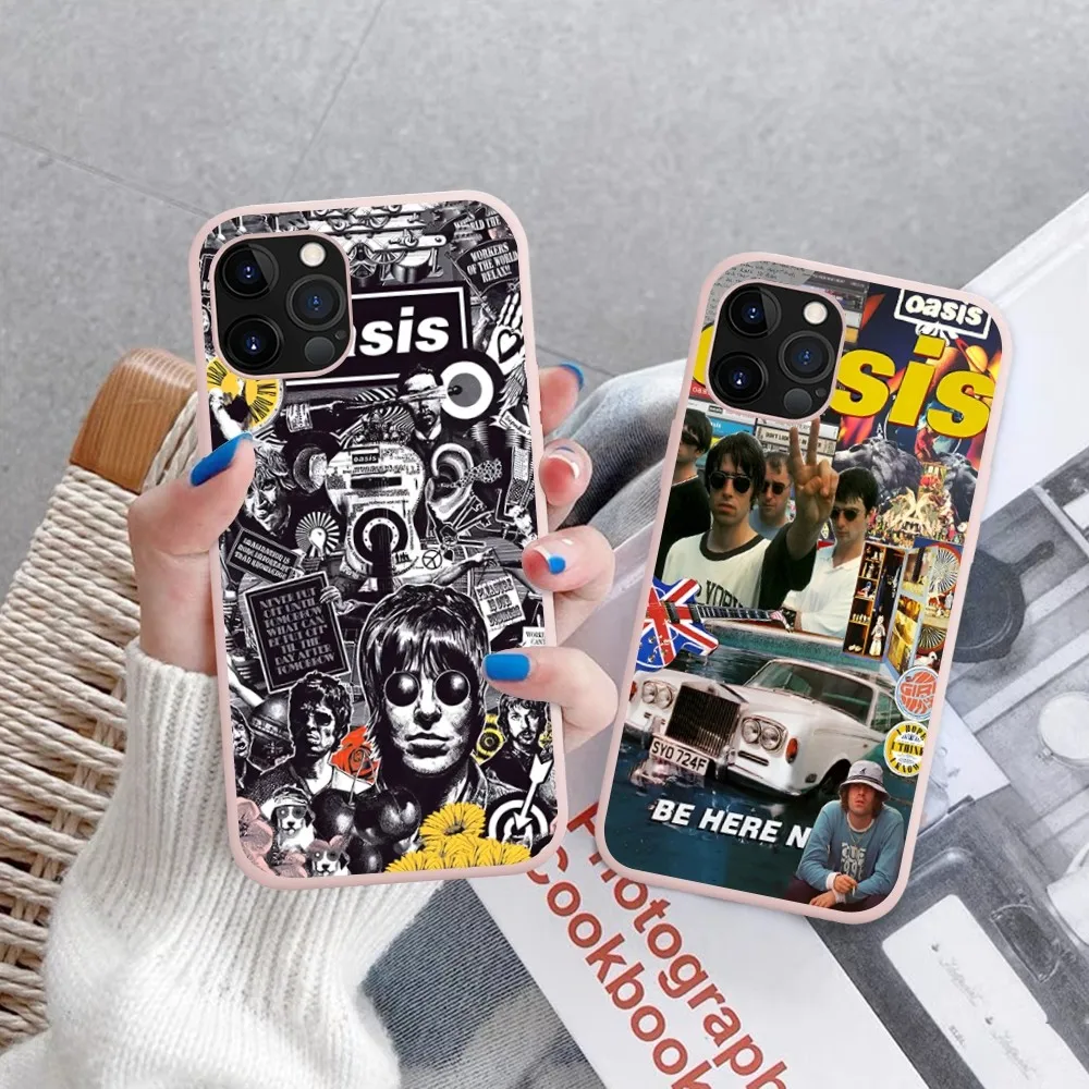 T-The R-Rain O-Oasis Band Phone Case Soft Solid Color For Iphone 14 11 12 13 Mini Pro Max 7 8 Plus 6 6s X Xs Max Xr