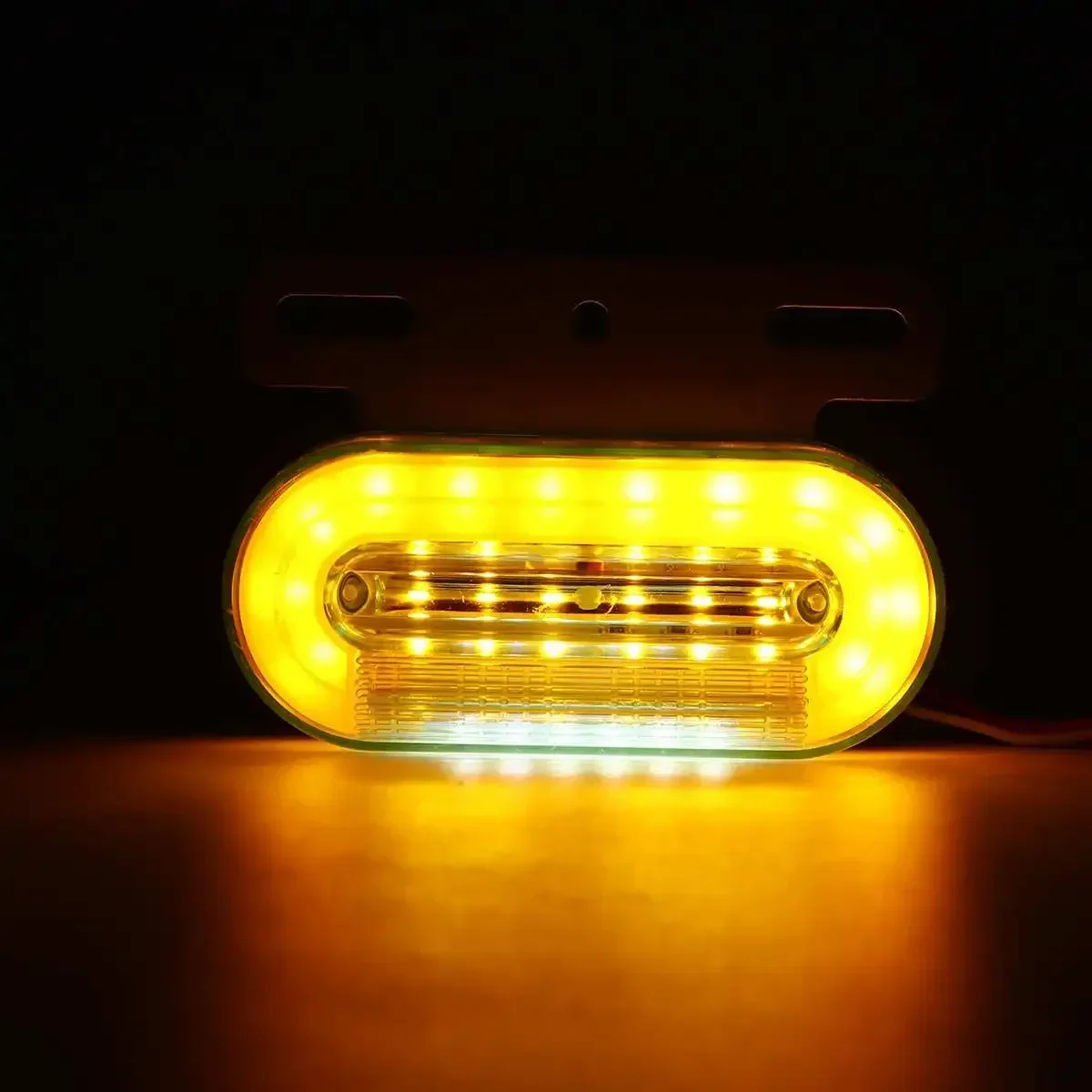 車-12v-24v-led-10-個トラックサイドマーカーライト外部ライト信号インジケータランプ警告テールライトトレーラートラックバスボート
