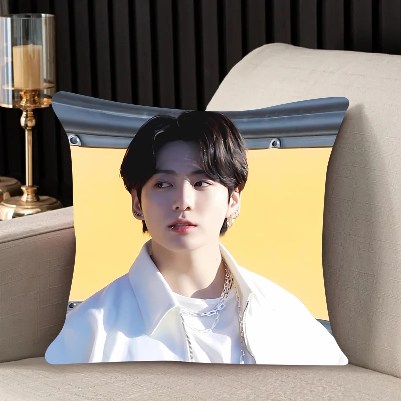 Nuovo cuscino J-JungKooks scivola fodere per cuscini biancheria da letto comodo cuscino buono per divano Home Car federe di alta qualità 40x40cm