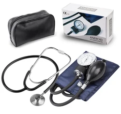 AJC Arm Blood Pressure Monitor Diastolic Sphygmomanometer Doctor Stethoscope Tensiometer blood pressure Cuff Health Monitor