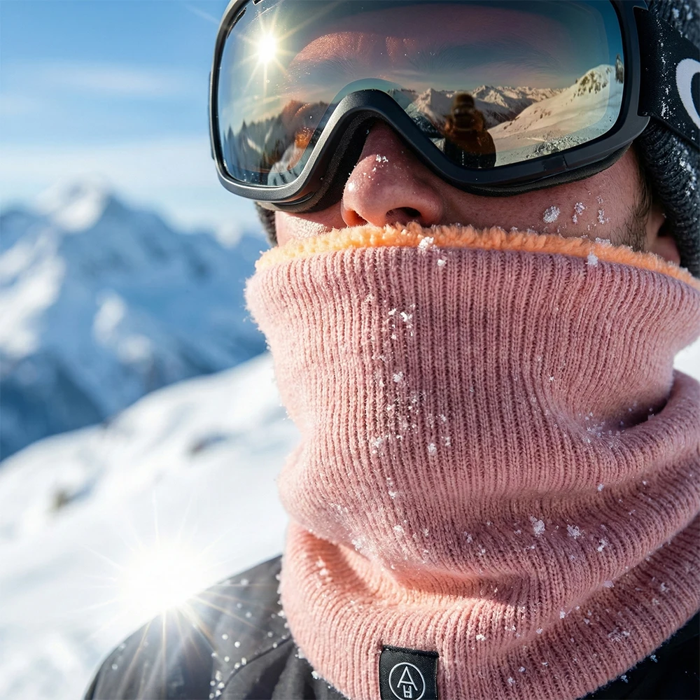 

Модный женский вязаный шарф, однотонный кашемировый зимний снуд, шарфы, женские теплые толстые унисекс мужские шарфы на шею, кольцо