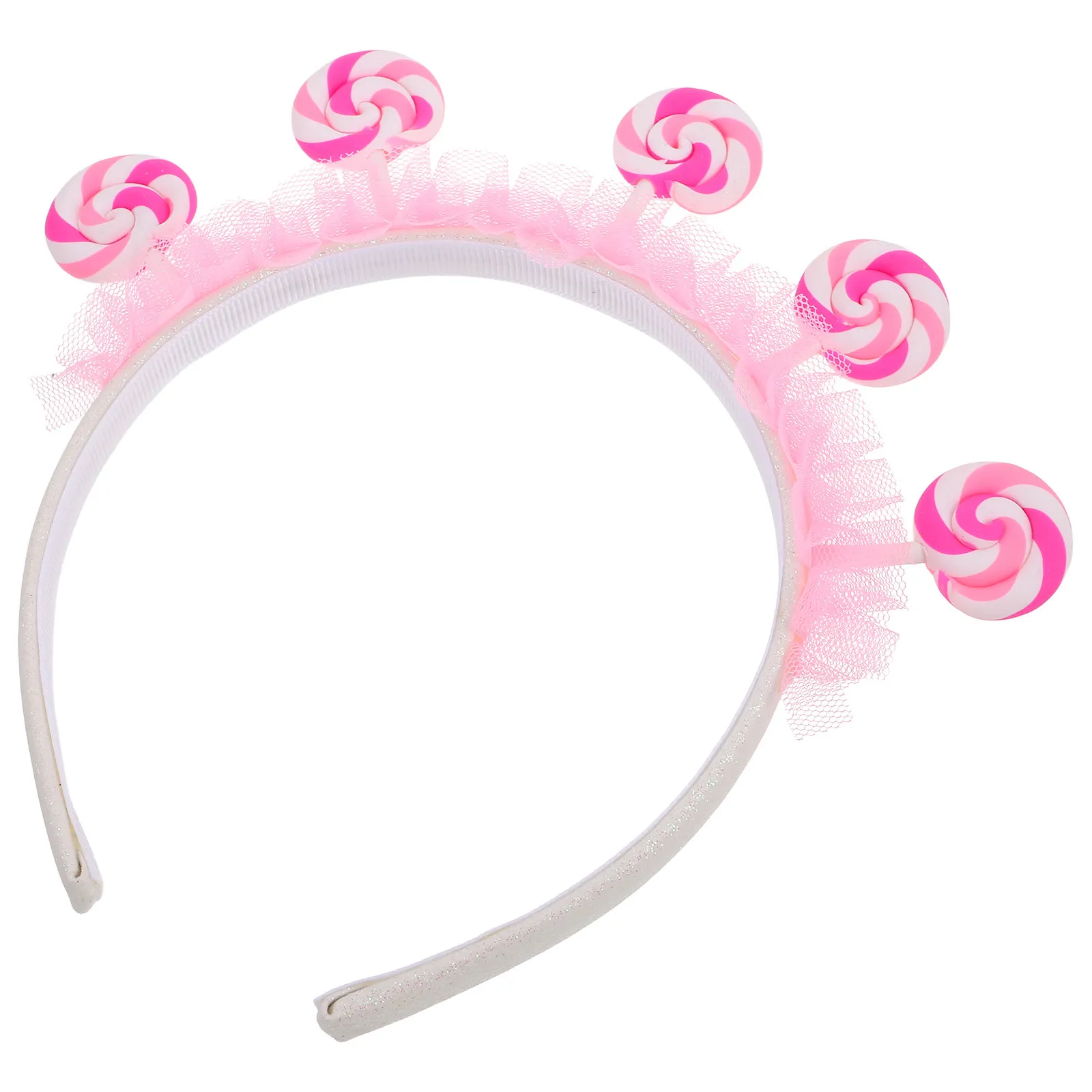 

Sweet Lollipop Headband for Children Cute Cartoon Hairband Party Accessory Ideal Gift for Girls Holiday Carnival Outfit Decor