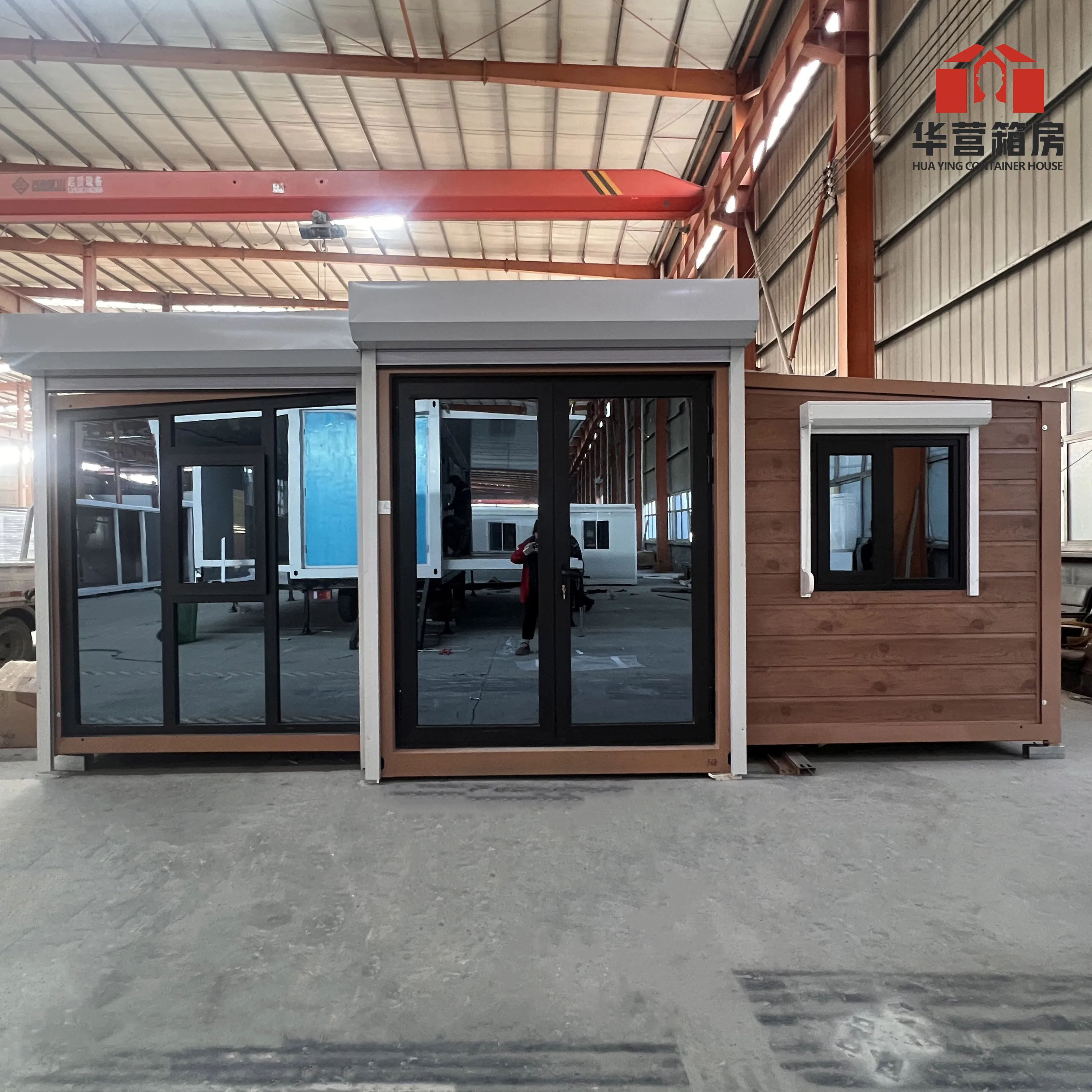 Customized Luxury 40-Foot Two-Bedroom Prefabricated Container House High Quality Material Sandwich Panel