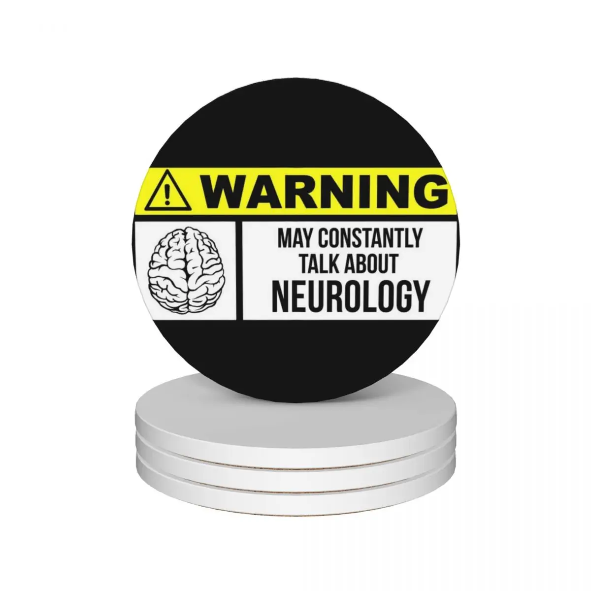 

Neurology Ceramic Coasters (Set of 4) cup set eat table mat for dishes Coasters