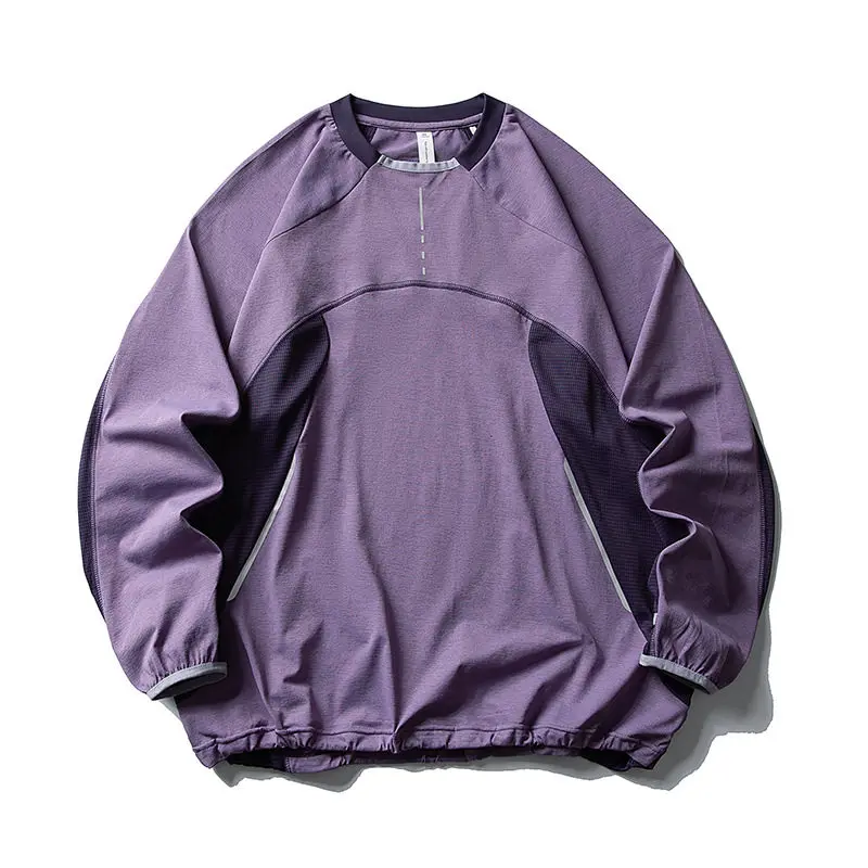 Japan Style Functional Speed Dry Breathable Long Sleeved T-shirt for Men and Women Autumn Outdoor Sports Loose Fit Casual Top