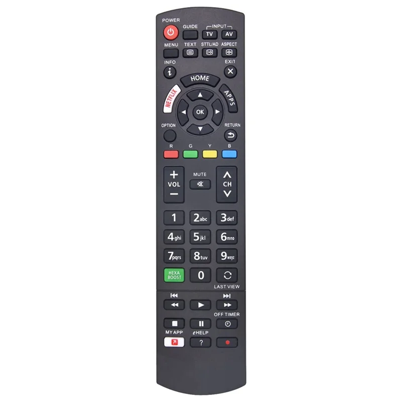 Controle remoto universal para panasonic tv controle remoto para panasoniciera lcd led 3d tv com netflix, botões de meu aplicativo