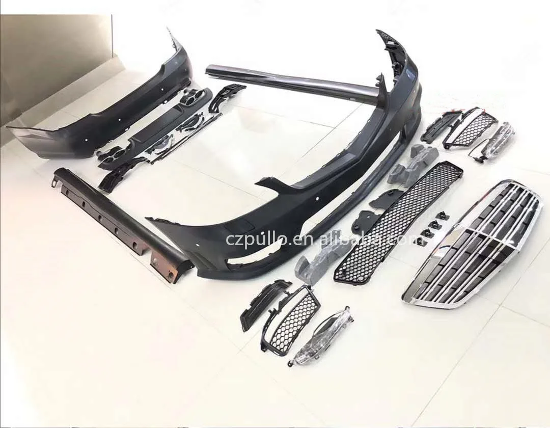 Komplettes Bodykit Der Vorderen Und Hinteren Stoßstange Für Die BENZ S-Klasse W221 S65 AMG 07-12 JAHR Altes Upgrade Auf Neues Mo