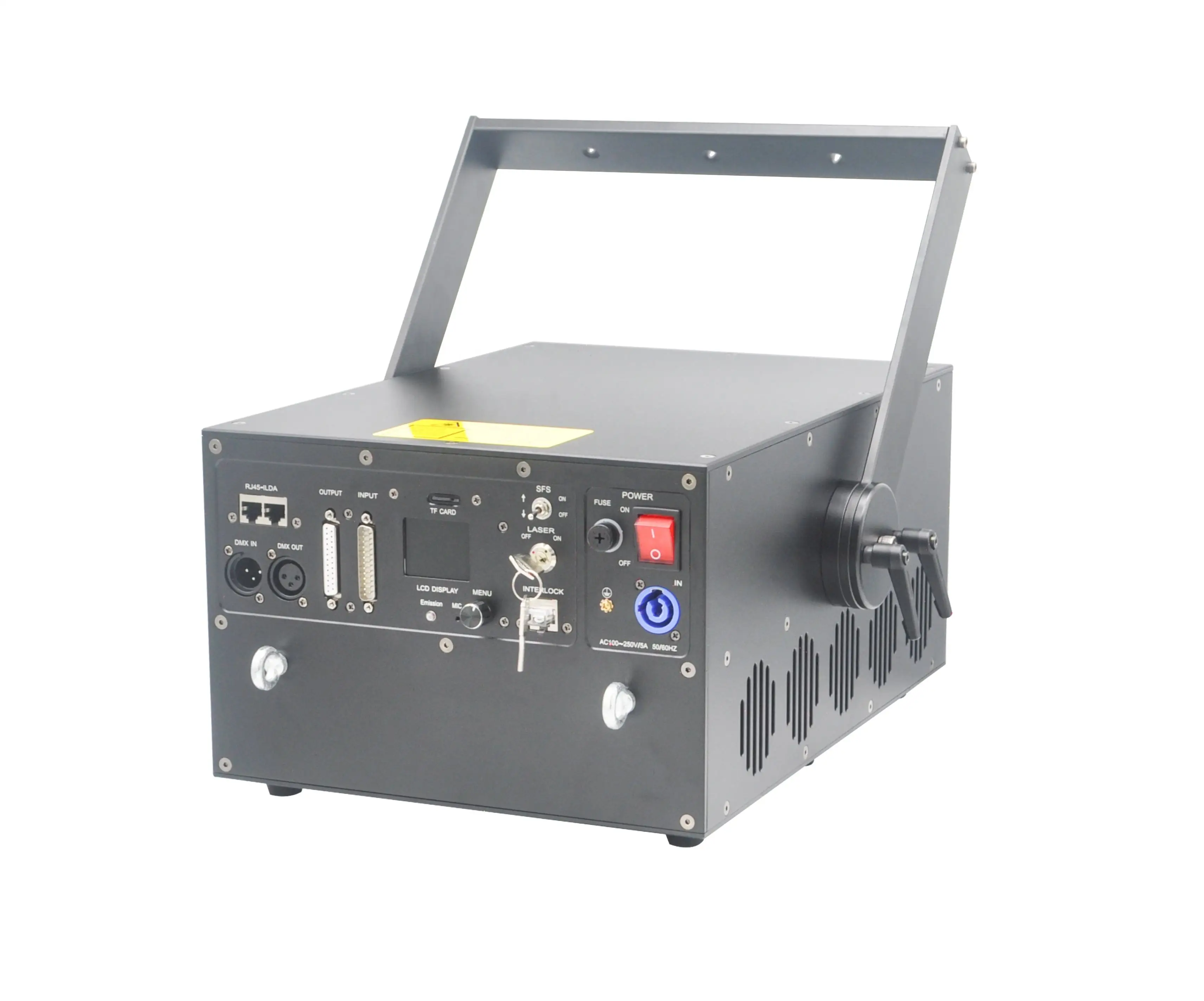 Jacmui-Full Color RGB Animação Laser Light, DJ Disco Show Projetor para Dream Wedding Event Cremony com Flight Case, 20W