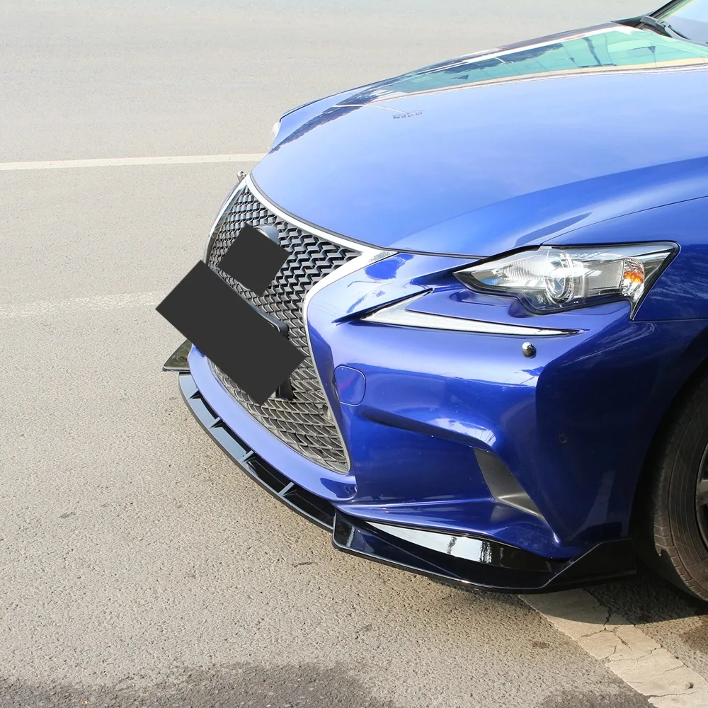 For 2014-2016  Lexus IS250 IS350 IS300 F Sport Front Bumper Lip Spoiler Splitter Diffuser Detachable Body Kit Accessory view 6
