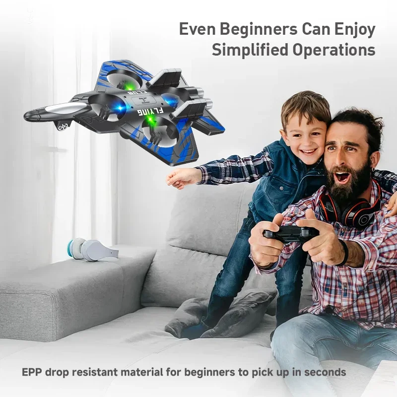 Avión RC de espuma EPP para acrobacias, planeador eléctrico de combate con Control remoto, avión resistente a caídas, juguetes para niños CZ01 CZ63