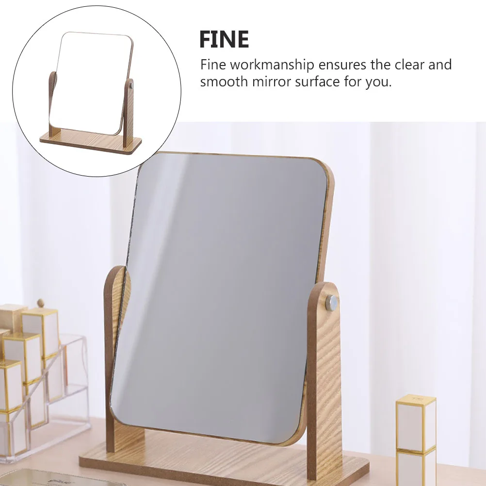 

Rotatable Double Desktop Decor Vanity Rotatable Makeup Mirror for Women Stable Base Girl Makeup Mirror Clear Vision