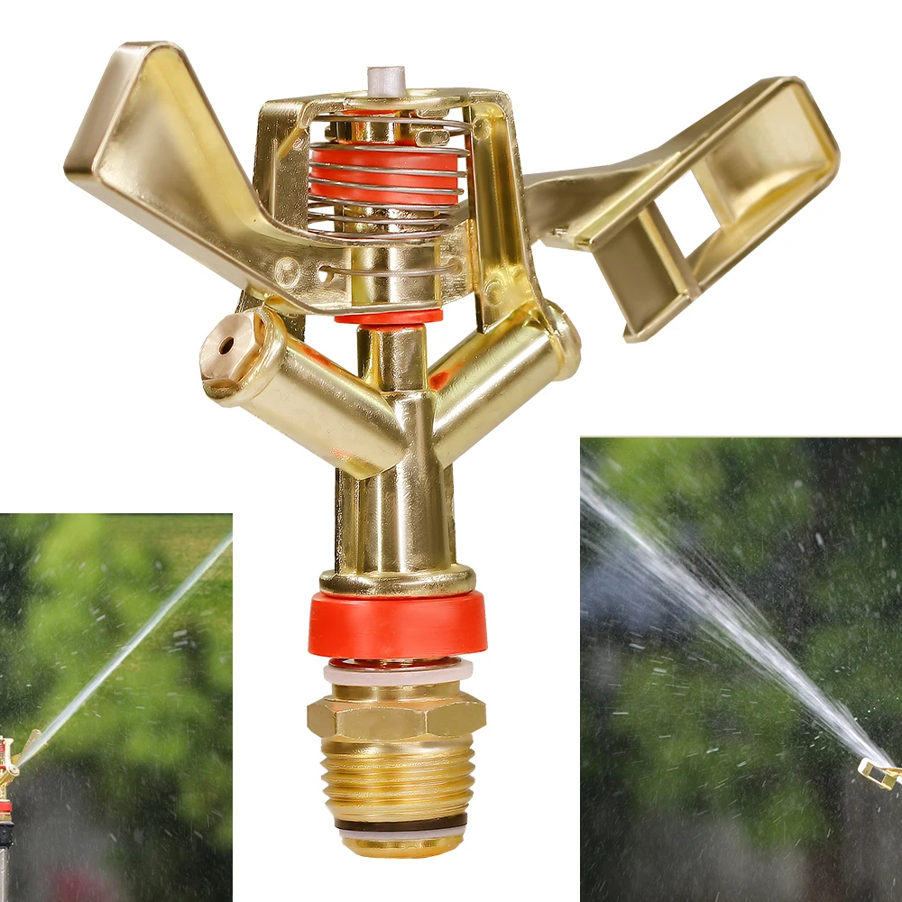 

Пульсирующий распылитель воды, из цинкового сплава, с наружной резьбой 1/2 дюйма, 3/4 °