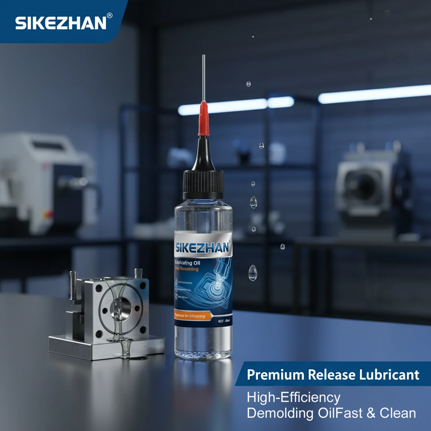 

Mold Release Lubricant Oil-Long-Lasting Anti-Stick for Plastic/Rubber/Metal Molds, Reduce Sticking & Improve Efficiency