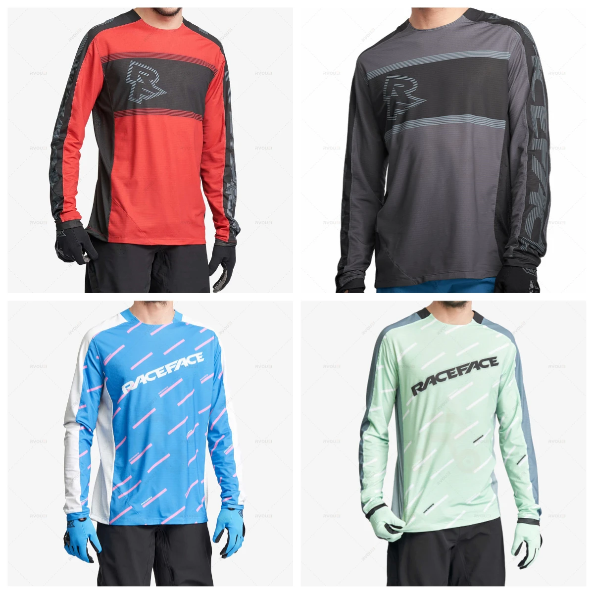 

Последний RACE FACE Горный трикотаж для скоростного спуска Джерси для мотокросса Эндуро MTB MX BMX Джерси Велосипедный трикотаж DH Мужская велосипедная рубашка
