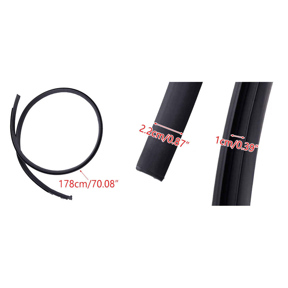 2 x Car Roof Moulding Trim Rubber Seal for Honda Fit Jazz 2009 2010 2011 2012 2013 2014 74306-TF0-003 74306TF0003