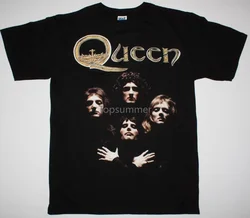 Queen Ii Bohemian Rhapsody Freddie Mercury Brian May Rock New Rare Black T Shirt Print T Shirt Men Summer Top Tee