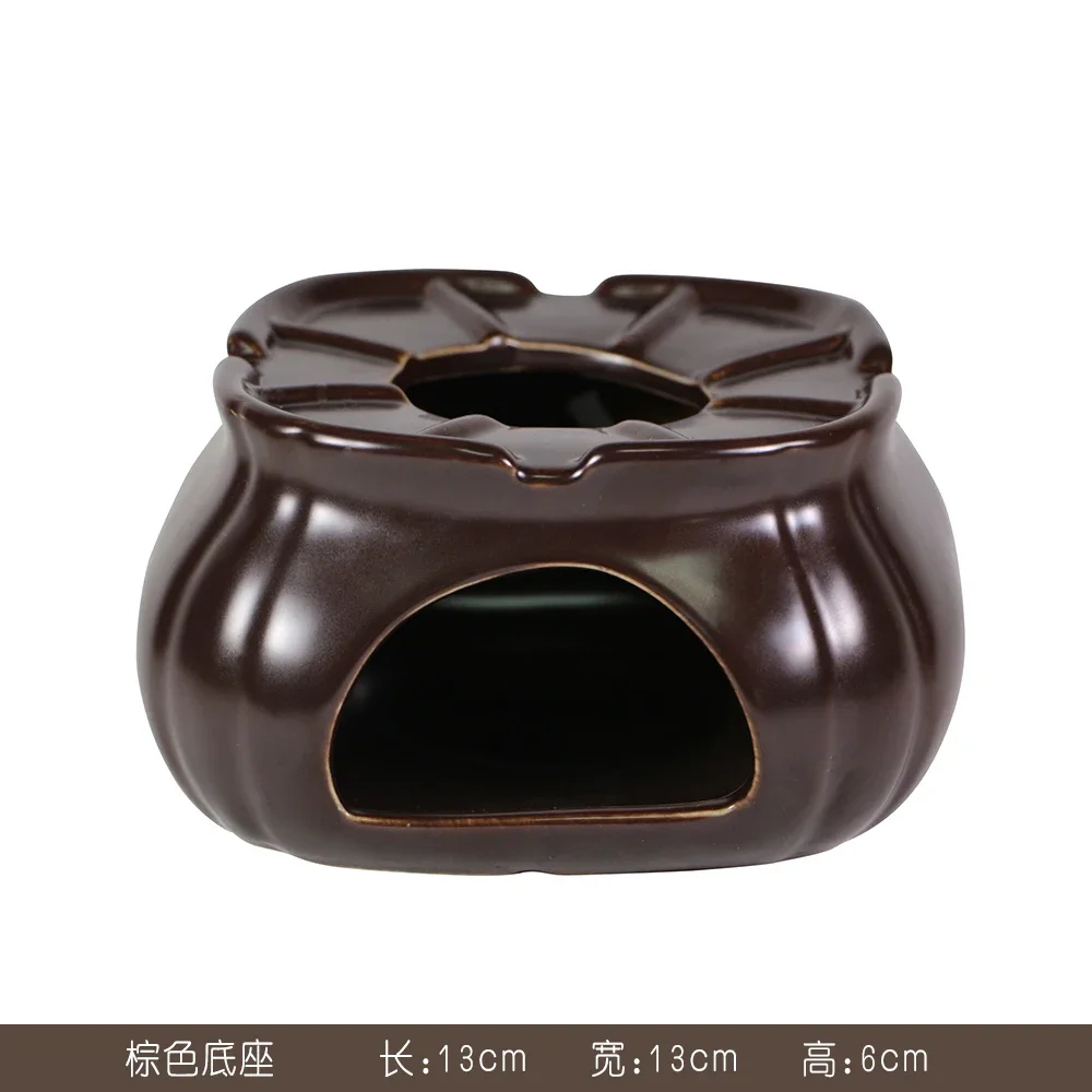 YXYMCF Thailand SPA Massage Oil Heater Ceramic Tea Warmer Set Candle Holder Heating Living Room Ornaments , Essential Oil Stove