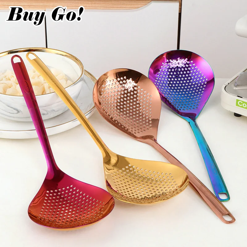 

1/2 шт., ложка-скиммер из нержавеющей стали