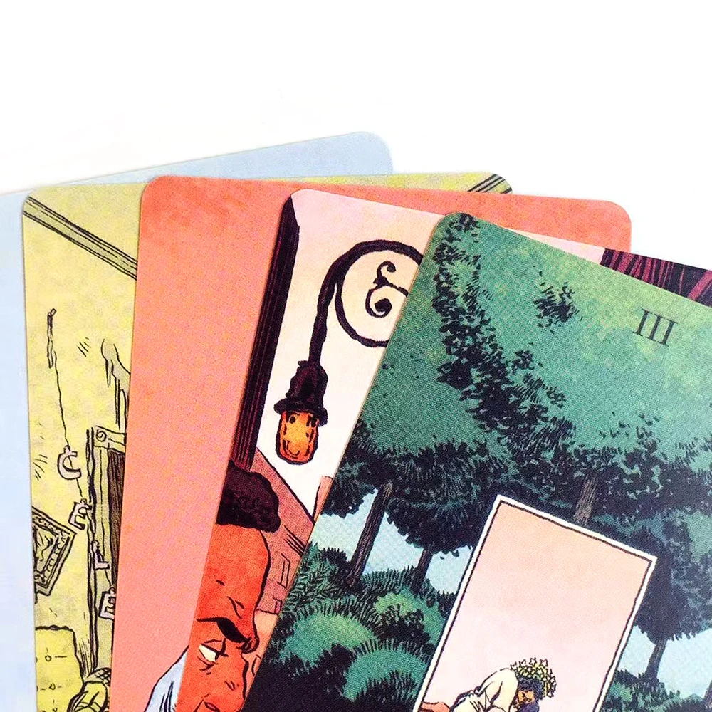 The Unveiled Tarot Cards English Version Fortune Telling Divination Tarot Deck Family Party Leisure Board Game Party Games