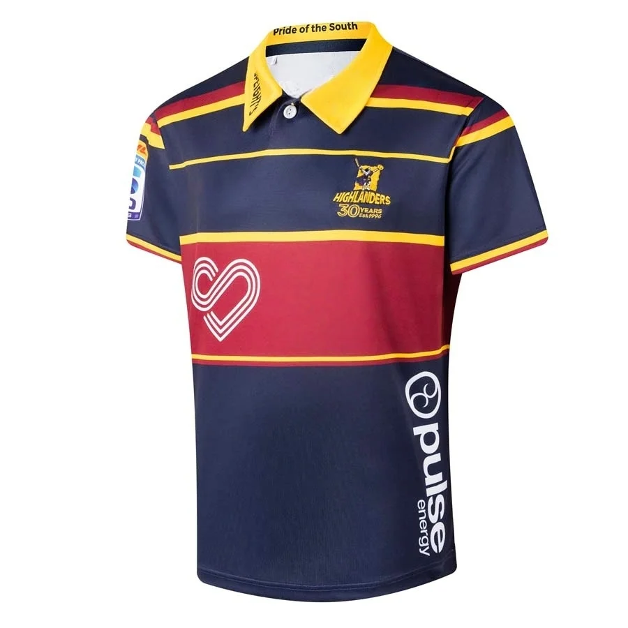 2026-25 Highlanders home and away rugby jerseys - POLO shirt S-5XL "customizable name and number" high-quality