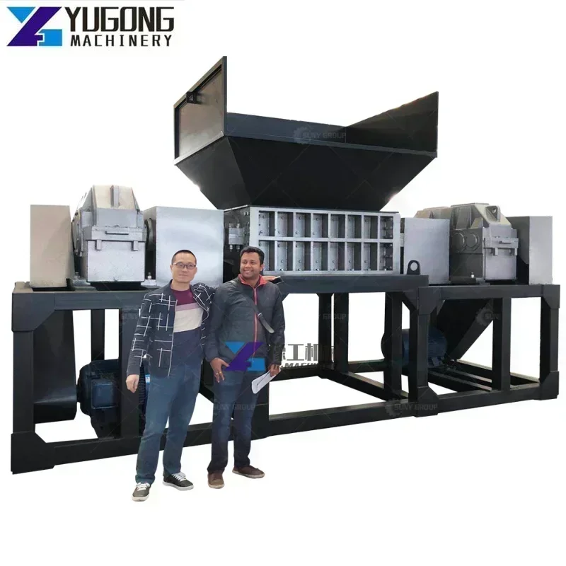 Scrap Metal Recycling Plant Tire Shredders Newest Design 2025 Steel Shredder Machine