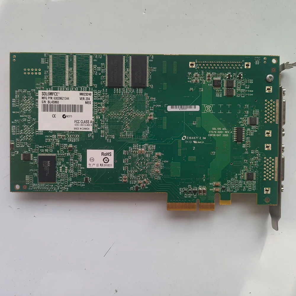 Y7239-0201 REV. SOL6MFCE ビジュアルデータ収集カード