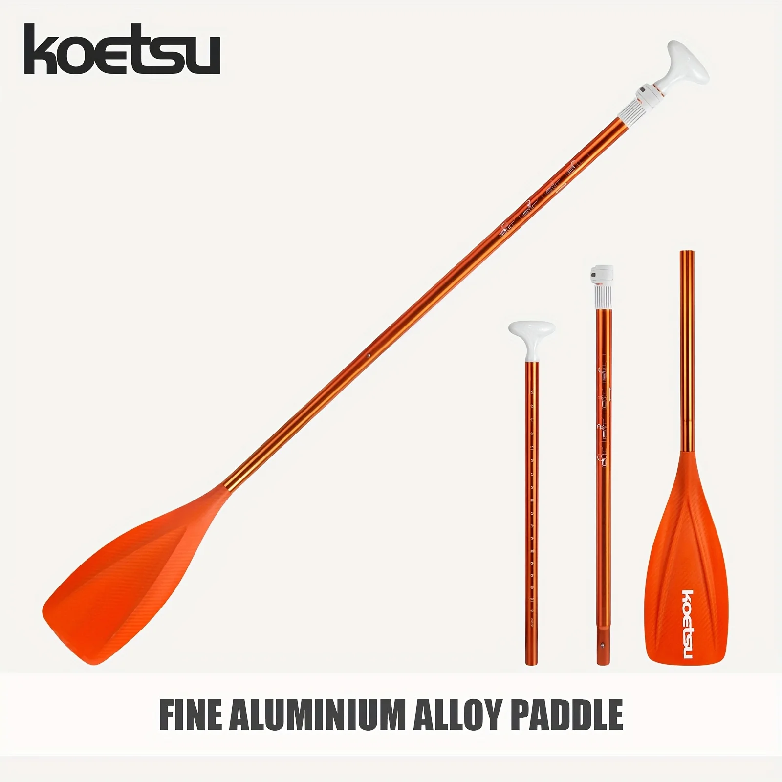 KOETSU Premium Aluminiumlegierungspropeller, Erhältlich in Blau oder Orange, mit Hochleistungslegierungsachsen, Geeignet für Paddleboards – Detail 9