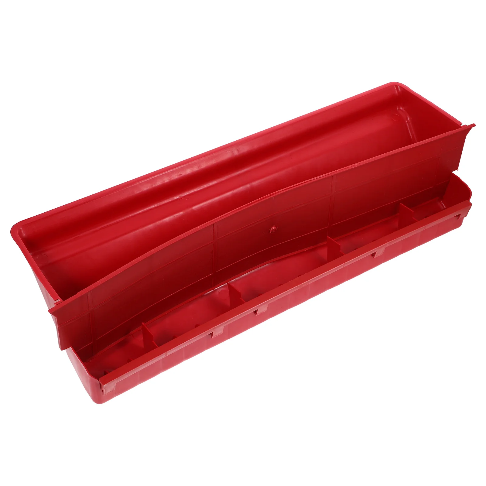 

2pcs Automatic Chicken Feeder Plastic Poultry Troughs Smooth Easy Refill Pressure Resistant Detachable Easy